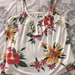 Old Navy floral tank